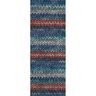 LANDLUST Sockenwolle „Bunte Ringel“, 100g | Lana Grossa – azul/vermelho,  thumbnail number 2