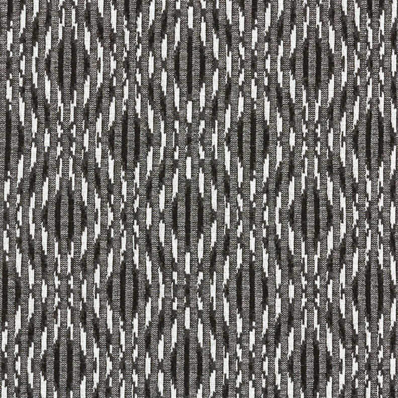 Tecido de malha leve Losangos – preto/branco | Retalho 70cm,  image number 1