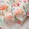 Mistura de linho e algodão Aguarela Flores de primavera – branco sujo,  thumbnail number 3