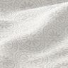 Tecido para exteriores jacquard Ornamentos círculos – cinzento claro/branco sujo,  thumbnail number 2