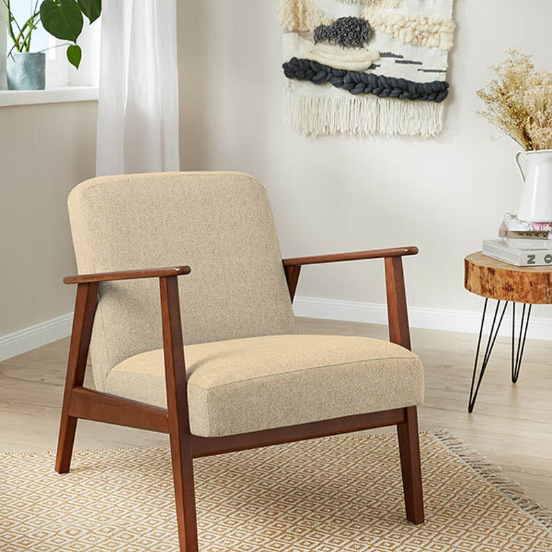 Tecido para estofos Pelo artificial – bege,  image number 4