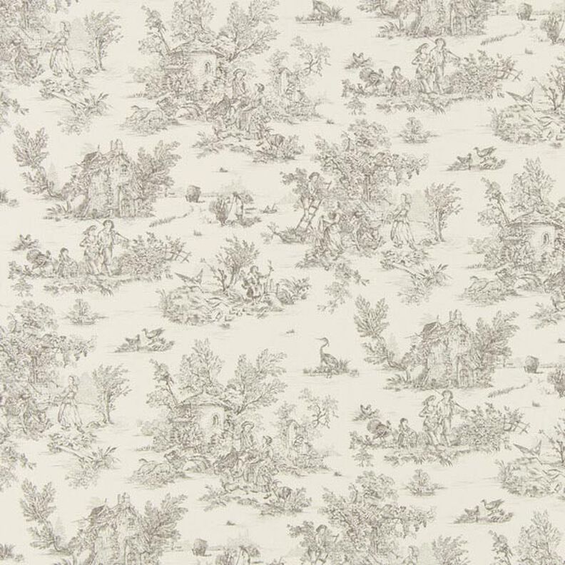 Tecido de algodão Mini Pastorale 280 cm – cinzento,  image number 1