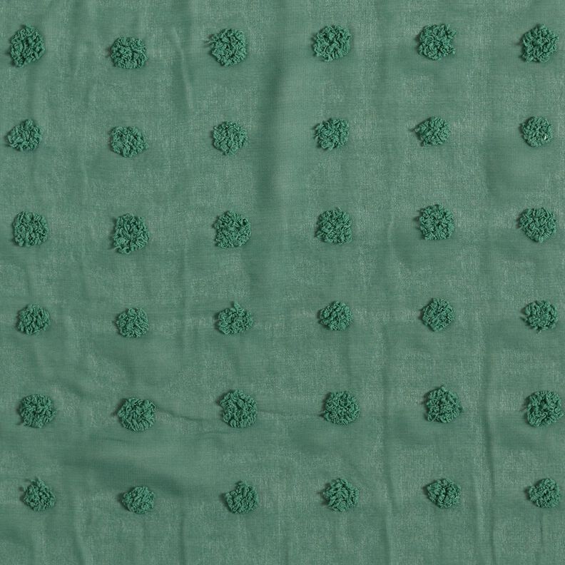 Chiffon Dobby grande Pintas – verde pinheiro,  image number 1