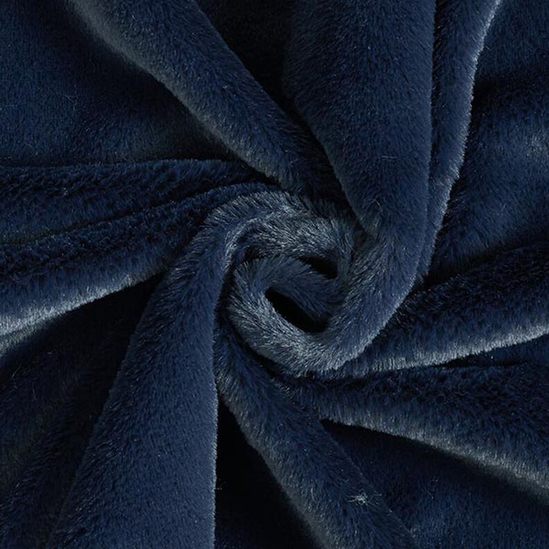 Pelo artificial liso – azul-marinho,  image number 1