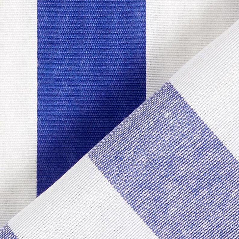 Tecido para decoração Lona Riscas – azul/branco,  image number 4