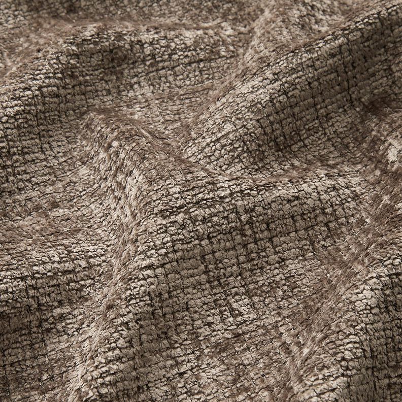 Tecido para estofos Chenille Liso – taupe,  image number 2