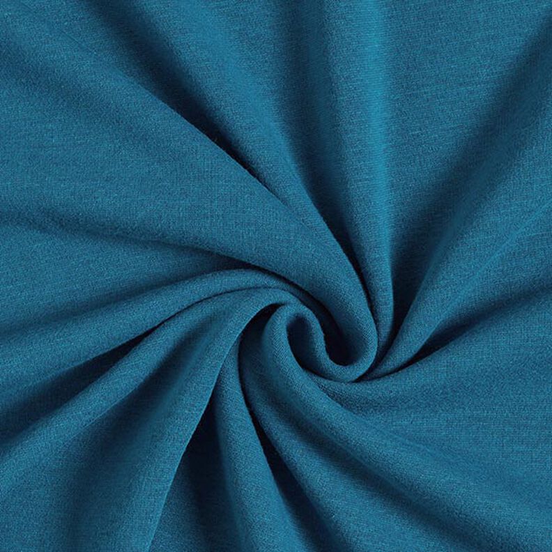 Tecido polar alpino Sweater aconchegante Liso – azul petróleo,  image number 1