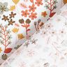 Tecido de algodão Cretone Flores delicadas – laranja/branco,  thumbnail number 4