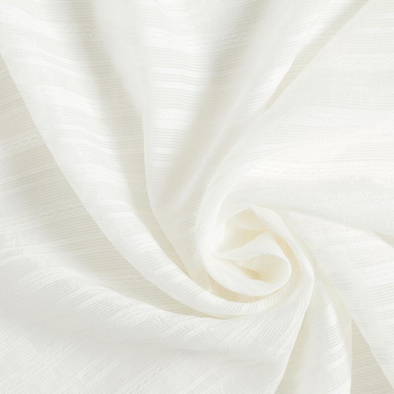 Tecido leve para blusas Riscas transparentes – branco,  image number 3