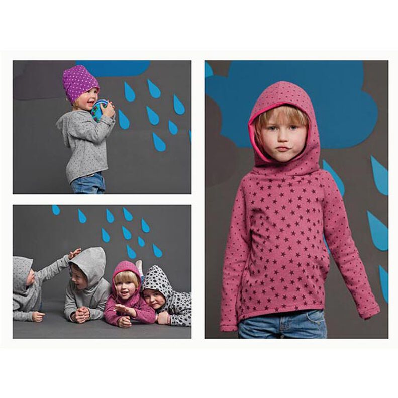 TONI Sweater com capuz para menino e menina | Studio Schnittreif | 86-152,  image number 2