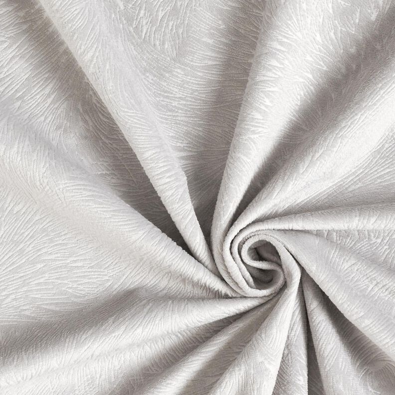 Veludo para decoração Ramos abstratos – cinzento-prateado,  image number 3