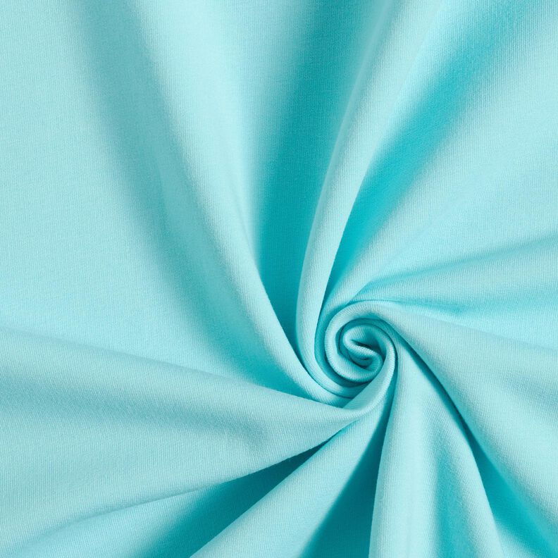 Sweat de algodão leve liso – azul-gelo,  image number 1