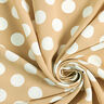Tecido crepe Polka Dots [2,5 cm] – beige,  thumbnail number 3