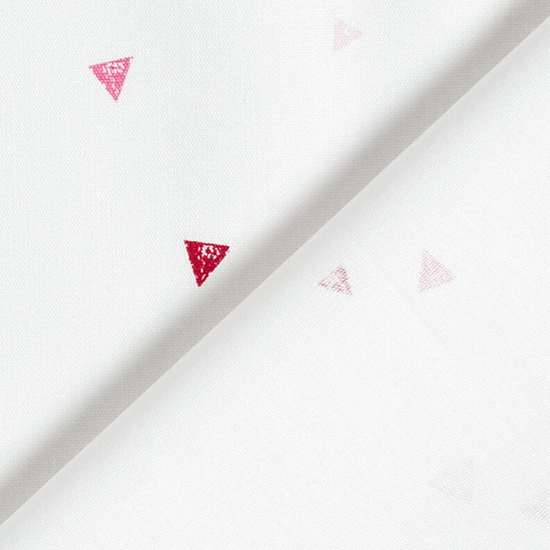 GOTS Popelina de algodão Look Rabiscos Triângulos | Tula – branco,  image number 4