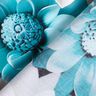 Tecido de viscose Flores de camomila Impress&atilde;o digital &ndash; natural/azul petr&oacute;leo claro,  thumbnail number 4
