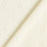 Jersey malha fina com padrão perfurado – branco sujo,  thumbnail number 3
