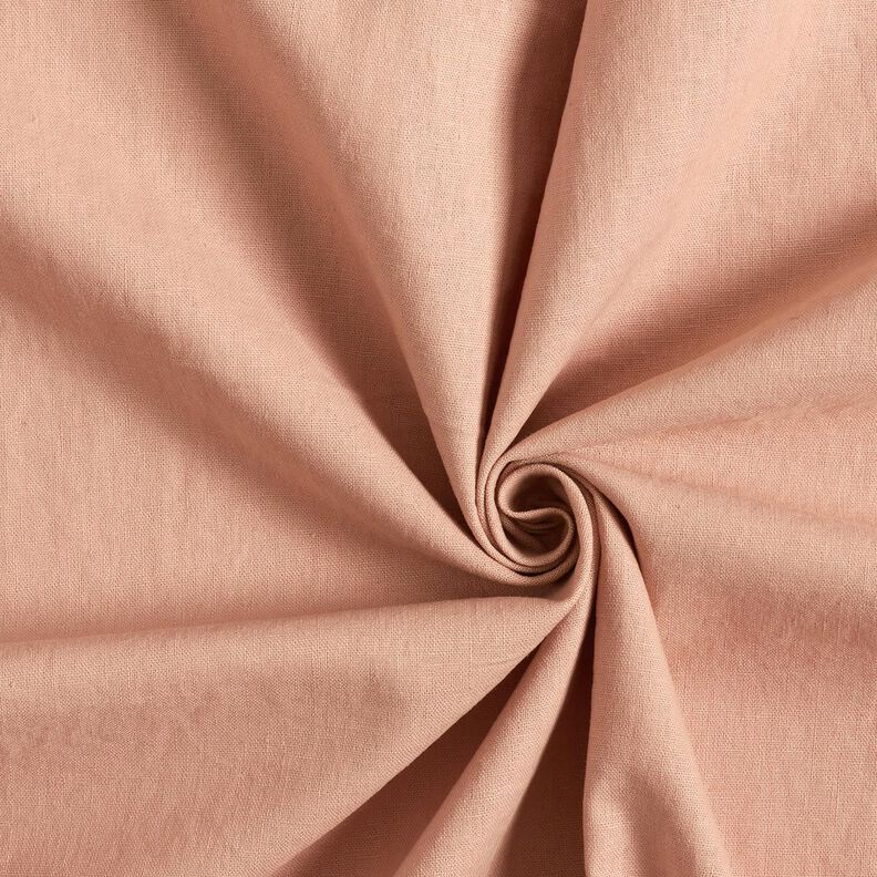 Mistura de linho e algodão, lavado – ouro rosé,  image number 1