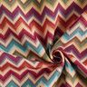 Tecido para decoração Gobelina Chevron – bege claro/carmin,  thumbnail number 3