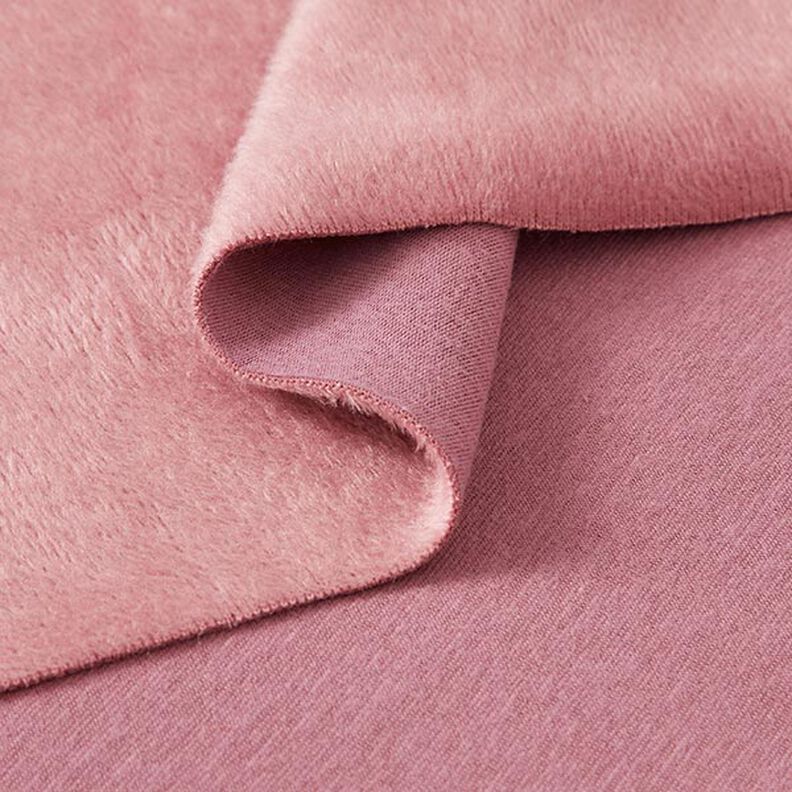 Tecido polar alpino Sweater aconchegante Liso – rosa embaçado,  image number 4