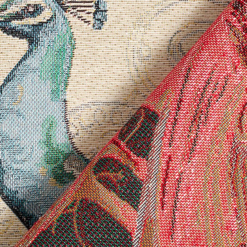 Painel decorativo Gobelina Pav&atilde;o &ndash; bege claro/azul,  image number 4