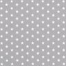 Popelina de algodão estrela médias – cinzento/branco,  thumbnail number 1