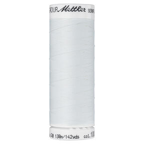 Linha de coser Seraflex para costuras elásticas (1000) | 130 m | Mettler – branco sujo, 