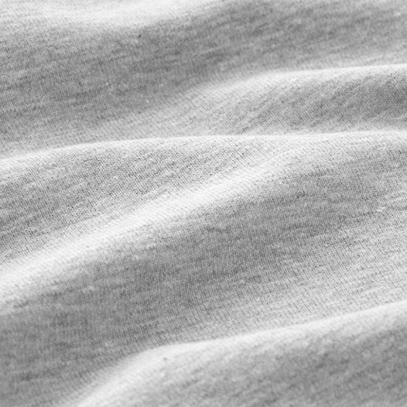 Jersey de algodão médio melange – cinzento claro,  image number 4