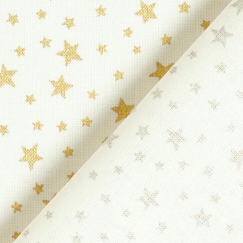 Tecido de algodão Cretone Céu estrelado natalício, pequeno – branco,  image number 5