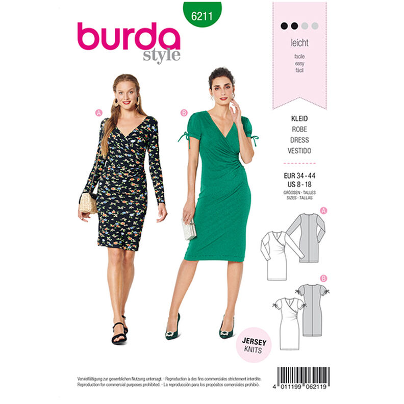 Sukienka, Burda 6211 | 34 - 44,  image number 1