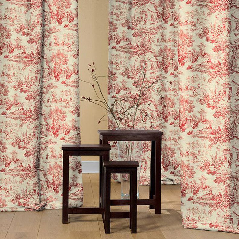 Toile de Jouy – carmin,  image number 4