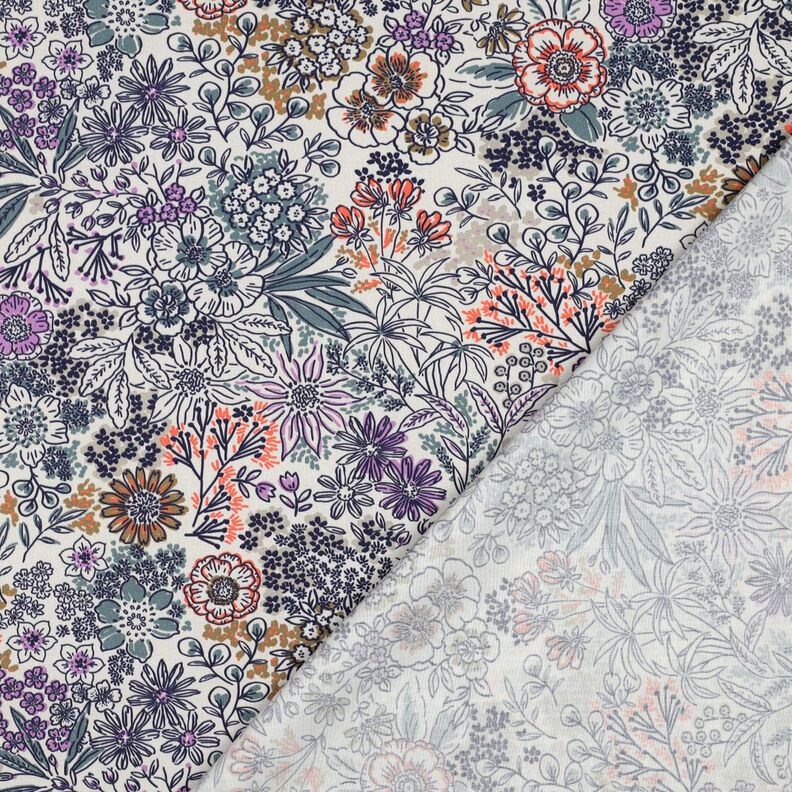 Popelina de algodão Flores silvestres | Poppy Fabrics – branco,  image number 4