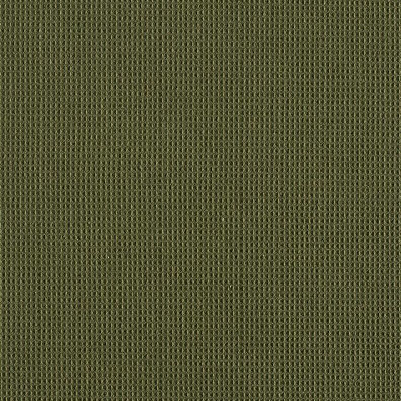 Tecido piqué em favo Mini – oliva escura,  image number 5
