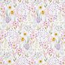 Tecido de algodão Popelina Narcisos – marfim/rosa-velho claro,  thumbnail number 1