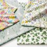Tecido de algodão Popelina Flores coloridas – lavanda/azul,  thumbnail number 5