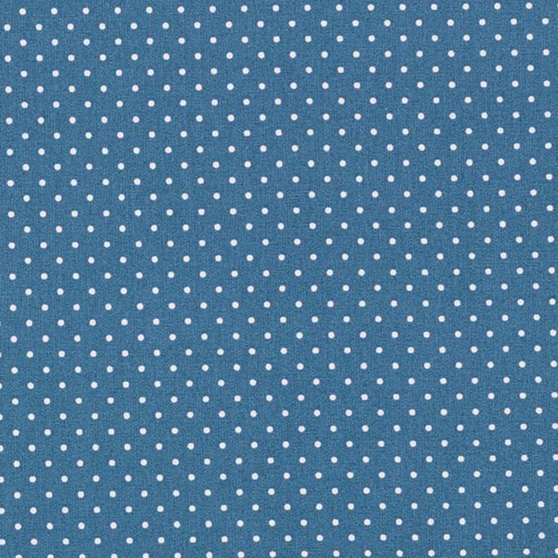 Algodão revestido Pintas pequenas – azul ganga,  image number 1