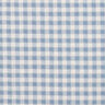 Tecido de algodão Textura xadrez – branco/azul claro,  thumbnail number 1