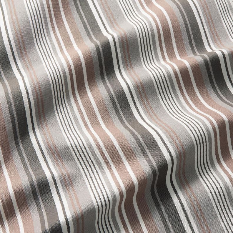 Outdoor Tecido para espreguiçadeiras Riscas longitudinais 44 cm – castanho claro/cinzento claro,  image number 2