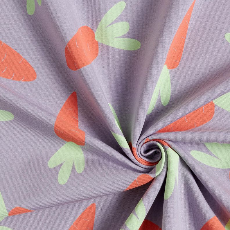 French Terry Sweat de verão Cenouras grandes – lilás,  image number 3