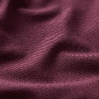 GOTS Jersey de algodão | Tula – beringela, 