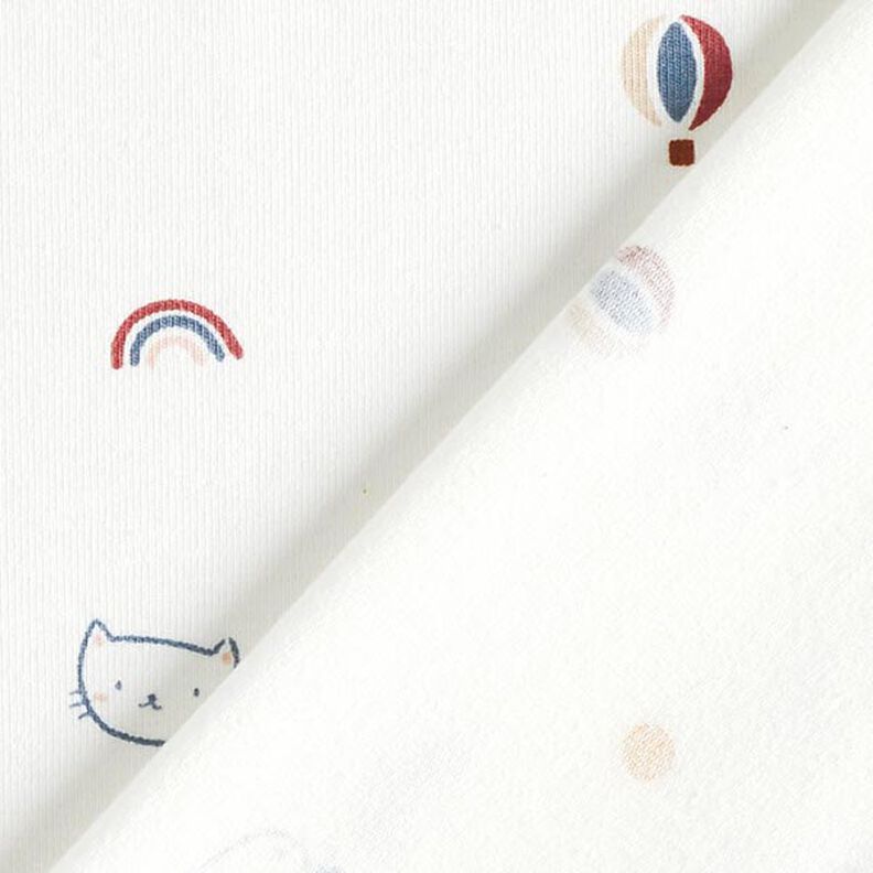 Jersey de algodão Cães e gatos – branco sujo,  image number 4