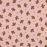GOTS Musselina/ Tecido plissado duplo Pássaros e corações | Poppy Fabrics – rosa embaçado,  thumbnail number 1