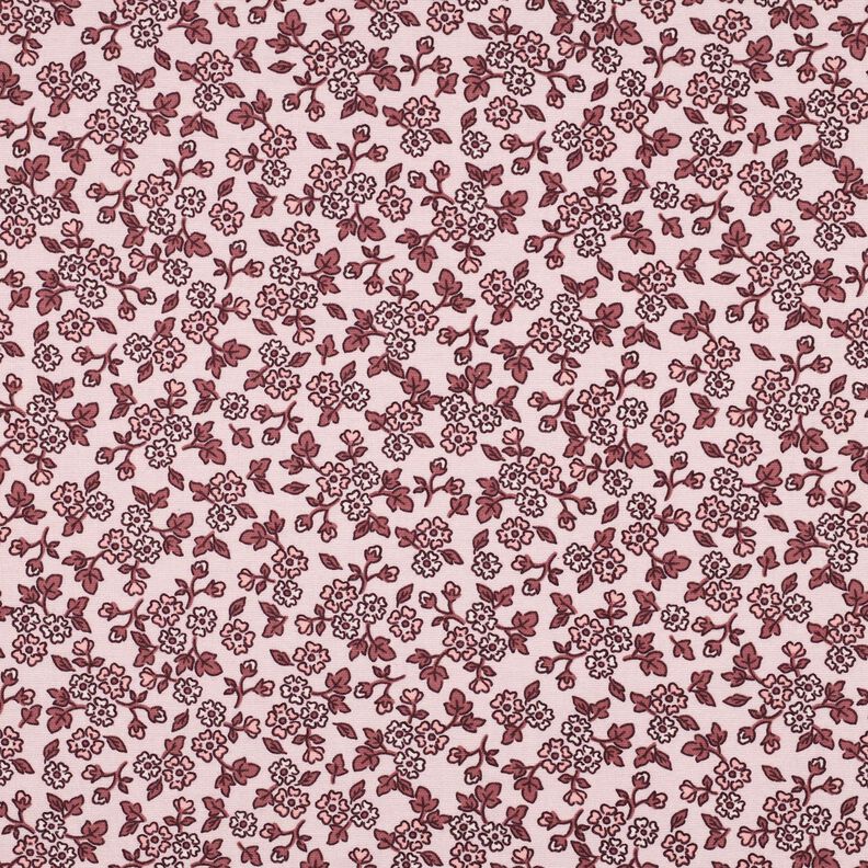 Flanela de algodão Florzinhas | Poppy Fabrics – rosé/malva,  image number 1