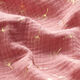 Musselina/ Tecido plissado duplo Dentes-de-leão Brilho – rosa-velho escuro/dourado,  thumbnail number 2
