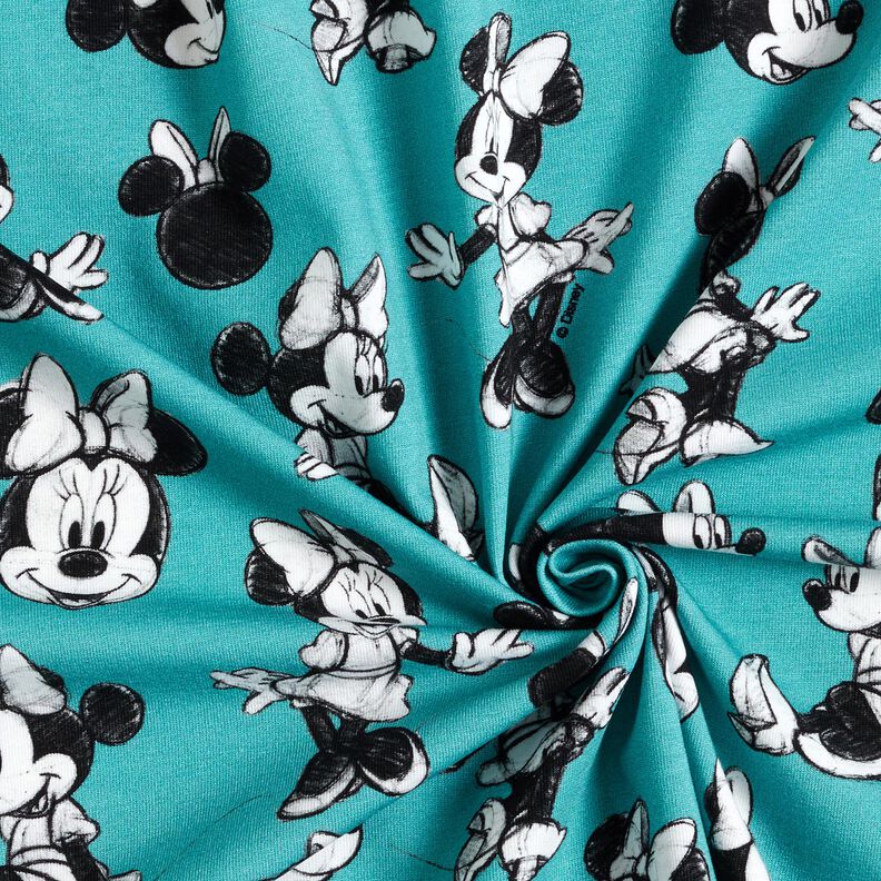 Jersey de algodão Minnie | Disney – azul claro,  image number 3