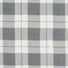 Tecido fino de algodão Xadrez – cinzento claro/branco,  thumbnail number 1