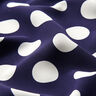 Tecido crepe Polka Dots [2,5 cm] – azul-marinho,  thumbnail number 2