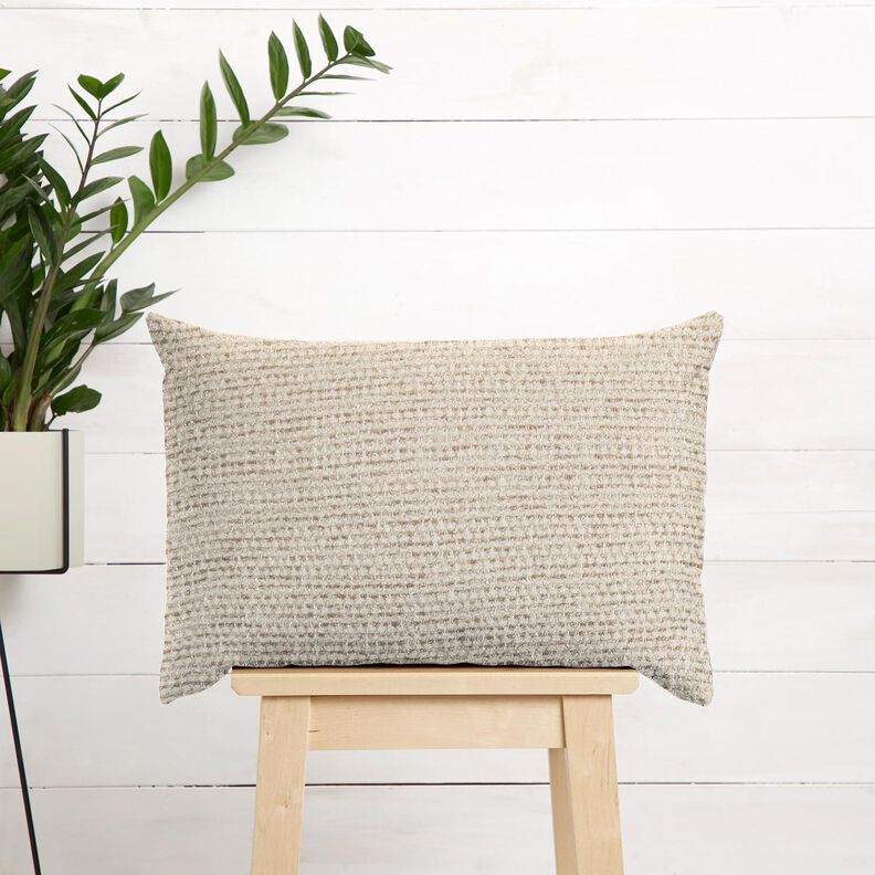 Tecido para estofos Look bouclé colorido – bege claro/caju,  image number 6