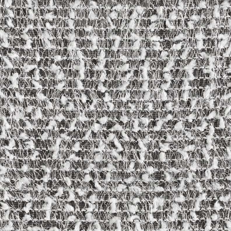 Fio de efeito de tecido de malha – preto/branco,  image number 1