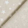 Tecido para decoração Meio linho Panamá Estrelas – natural/branco,  thumbnail number 4