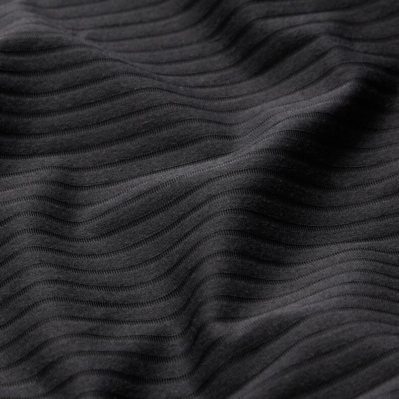 Jersey canelado Liso – preto,  image number 3